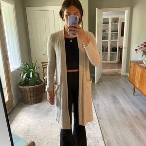 Abercrombie Cozy AF Long Cardigan size small